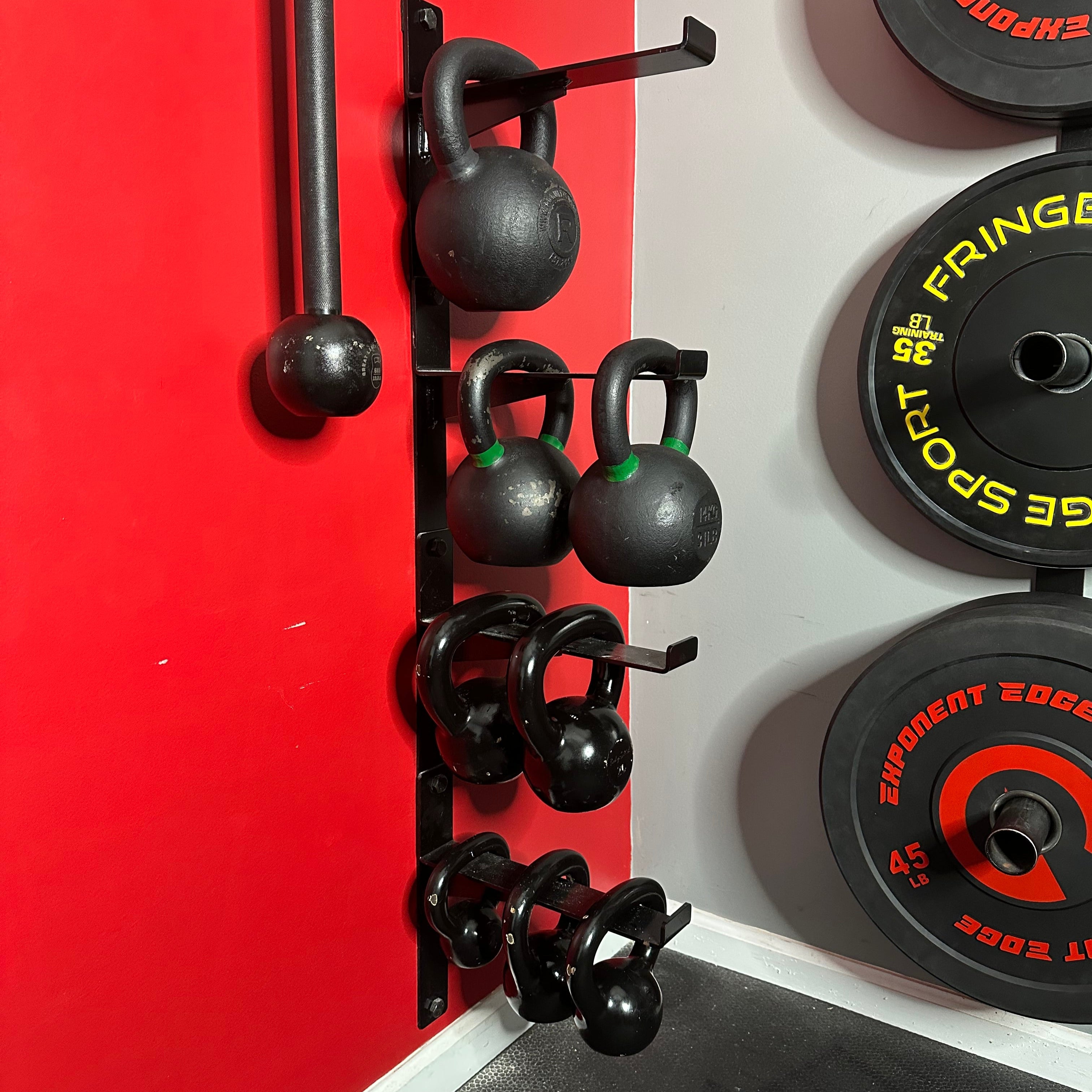 Wall Mounted Kettlebell Storage Rack