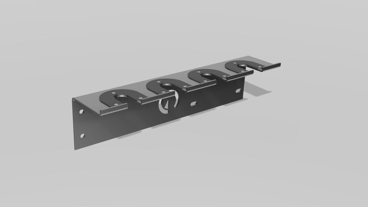 3D rendering of Exponent Edge Mace and Club Holder