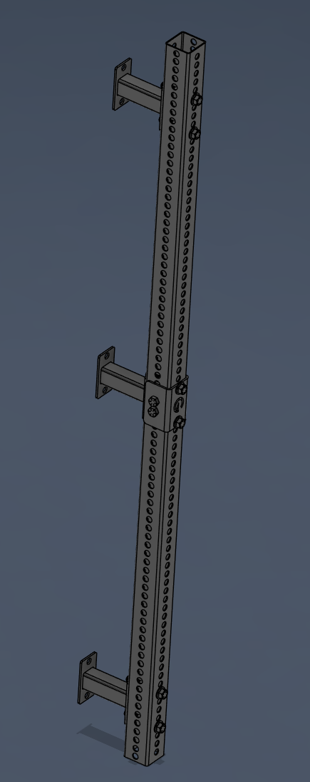Edge Core Post™ | Wall-Mounted Rack Alternative
