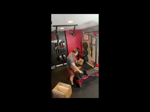 Unboxing the rack-mounted glute and ham developer from Exponent Edge