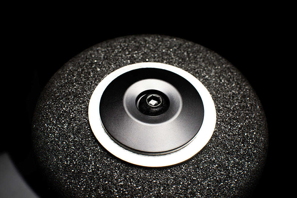 This Rack Mounted Glute Ham Developer is less bulky and lower priced than conventional GHDs. Perfect for glute workouts, ab workouts, and hamstring workouts. This image presents a close-up view of part of the Rack Mounted Glute Ham Developer.